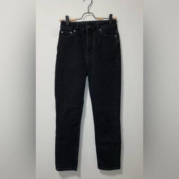 Ganni Cropped Black Jeans — Size 26W x 32L - Picture 5 of 13
